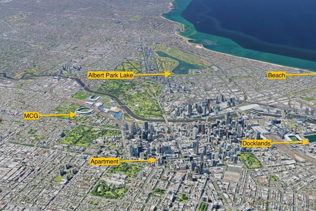 Central Sleek City Living Close To Everything Melbourne Buitenkant foto
